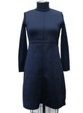 Warmed Long Sleeve Turtleneck Pullover Long Women Sweater