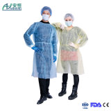 SMS/PP Nonwoven Disposable Tie-Back Protective Surgical Vistor Gowns