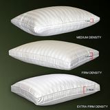 100% Cotton 1cm 3cm Stripes Down Feather Fiber Pillow