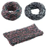 Womens Unisex Neck Warmer Fancy Thick Winter Knitted Loop Snood Scarf (SK149)