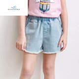 2017 Summer New Style Denim Shorts with Whisker for Girls by Fly Jeans