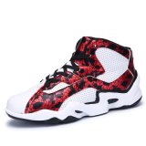 Latest Mens Basketbal MID Cut Shoes Rubber Sport Basketball Shoes