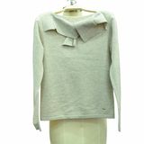 Wholesale Pure Color Pullover Knitted Women Sweater