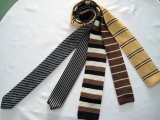 Fashion Micro Polyester Stripe Knit Ties