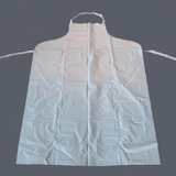 Disposable White PVC Waterproof Kitchen Apron