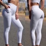 (Trade Assurance) Wholesale High Waist Yoga Pants Women Custom Yoga Leggings Tights