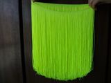 High Quality 30cm Polyester Fluorescence Color Chainette Fringe for Dance Dress