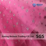 Gold Blocking Star of Organza Fabric for Decoration