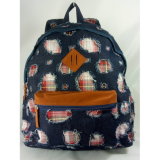Fashion Backpack Made by Printed Cotton