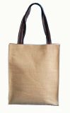 Fabric Bag with Handle and Printing for Storage and Shopping