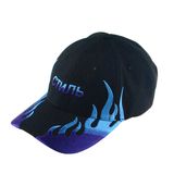 Design Racing Caps 3D Embroidery Navy Cotton Twill Baseball Cap