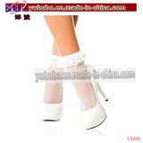 Cotton Socks Ankle Sock Advertising Gifts with White Bow (C5105)