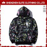 Fashion Knitting Men Polyester Hooded Sweater Pullover (ELTHSJ-951)