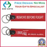 Remove Before Flight Embroidery Keychain/ Key Chain