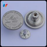 Custom Metal Convex Logo Retro Denim Buttons