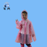 Custom Printed PVC Kid's Raincoat