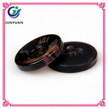 Black Lettering 4holes Button High-Grade Resin Suit Shirt Buttons