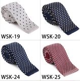 Men's Fashionable 100% Polyester Knitted Necktie