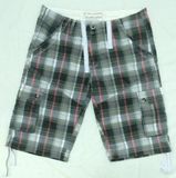 Men Fashion Plaid Camouflage Cargo Summer Shorts