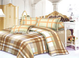 Poly Microfiber Adult Quilt Pillow Bedding Sets Fabric High Weight