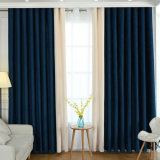 High Quality Chenille Solid Blackout Window Curtain (23F0079)