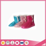 Sequin Fabric Indoor Boots Shoes Slipper with EVA Sole