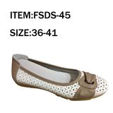 Hot Selling Lady Casual Leather Shoes Leisure Shoes (FSDS-45)