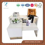 Wood and Metal Promotion Display Table for Retail Show