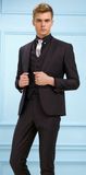 Trendy Slim Fit Half Canvas Men Suit