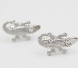 VAGULA Designer Crocodile Silver Cuffs (HLK35124)