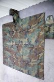 Light Reusable Camouflage PVC Poncho/Rain Poncho with PU Coating