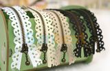 High Quality Metal Lace Zipper with Smooth Teeth