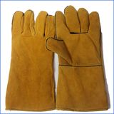 Safety Gloves Cow Split Leather Work Glove Leather Welding Gloves