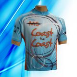 100% Polyester Man's Short Sleeve Cycling Jersey