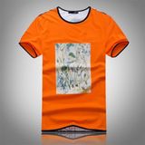 Custom Nice Cotton/Polyester Printed T-Shirt for Men (M037)