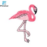 Wholesale Custom Design Flamingo Iron on Embroidery Patch