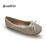 Factory Wholesale Girls Light PU Ballerina Soft Dance Shoes