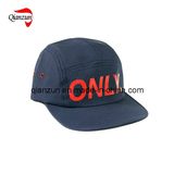 5 Panel Flat Brim Snap Back Caps