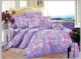 Hot Sale Poly Fashion Bed Sheet 6 PCS Bedding Set