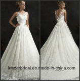 A-Line Bridal Gowns Lace Sleeves Simple Wedding Dress Sps1517