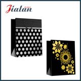 Factory Price Black Hot Stamping Logo Printed Paper Gift Bag