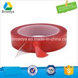 Double Sided Red Film Liner Acrylic Vhb Adhesive Tape (BY3025C)