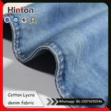 Cotton Lycra Slub Denim Fabric Indigo Jean Fabric