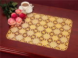 Hot Popular PVC Lace Gold Tablemat 38*55cm for Home/Wedding/Coffee Use
