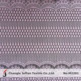 Home Textile Embroidery Lace Curtain Fabric (M2201)