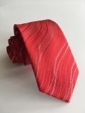 Handmade Men Jacquard Woven Polyester Tie