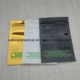 Flat Bottom Ziplock Bag Foil Mylar Resealable Top Pouches