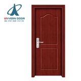 Simple Design Wood Slat Room Door Design Double Leaf Wooden Solid Door