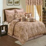 Hot Selling Romantic Wedding Quilt Jacquard Bedding Set