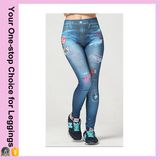 2016 Women Fashion Seamless Floral Fitness Jeggings